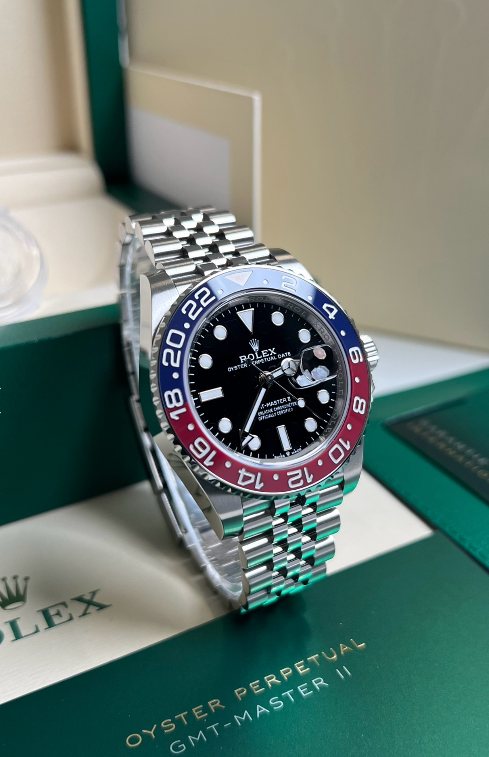 ROLEX GMT MASTER II  "PEPSI" JUBILÉE - NEW 2024