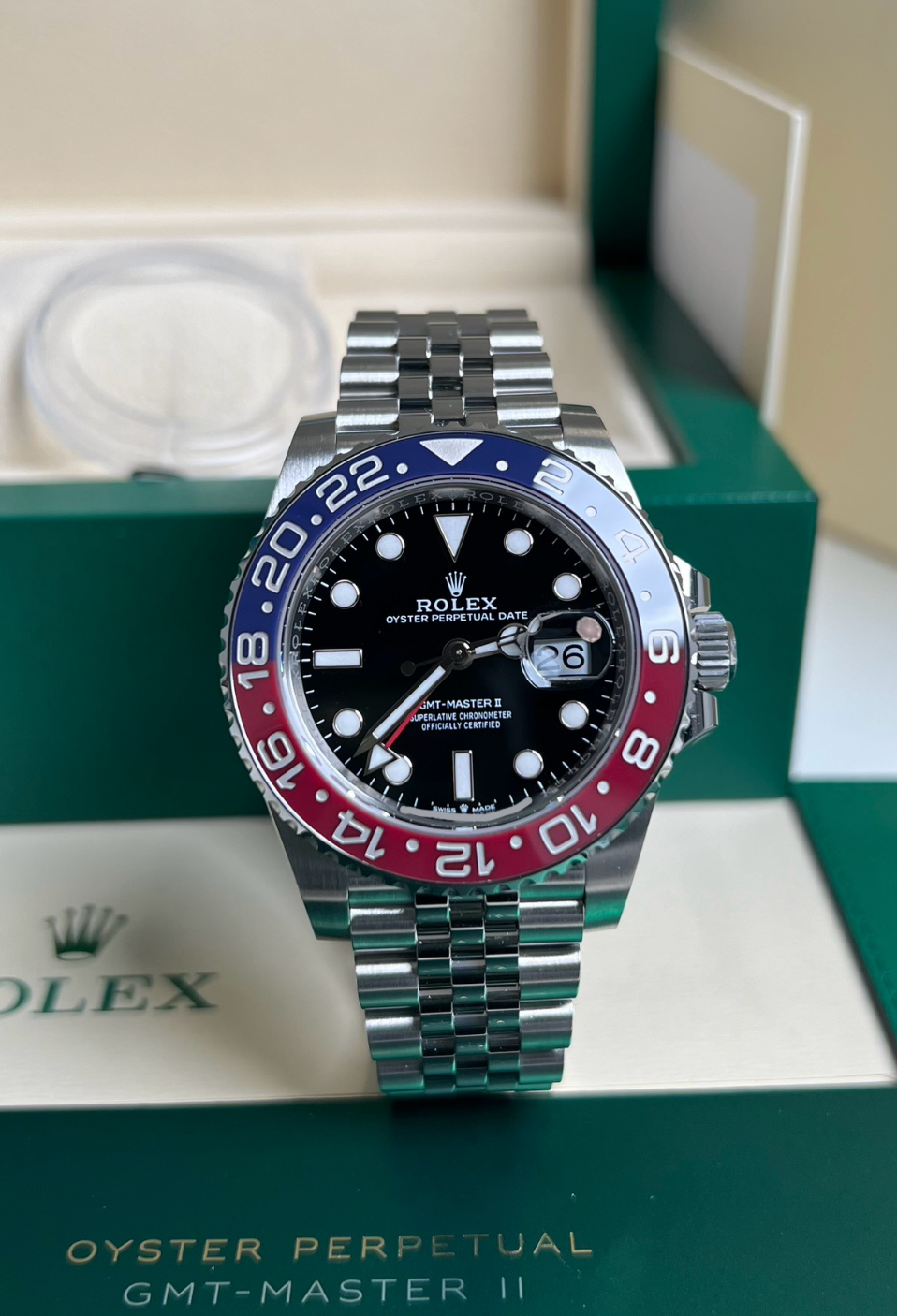 ROLEX GMT MASTER II  "PEPSI" JUBILÉE - NEW 2024