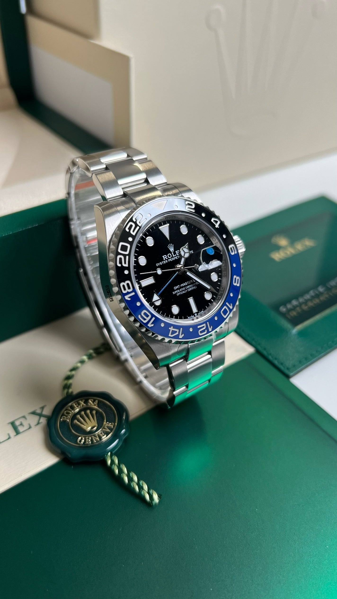 ROLEX GMT MASTER II 126710 BLNR OYSTER "BATMAN" - NEUVE 2024