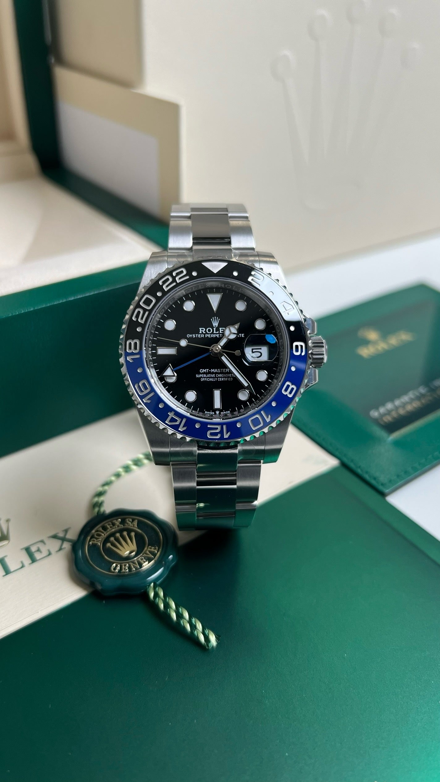 ROLEX GMT MASTER II 126710 BLNR OYSTER "BATMAN" - NEUVE 2024